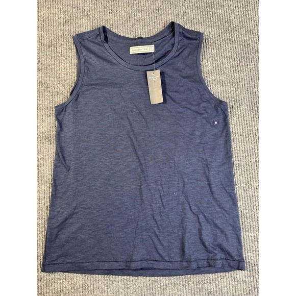Abercrombie & Fitch Tops - Abercrombie &‎ Fitch Women's Blue Sleeveless Crew Neck Tank Top Size M